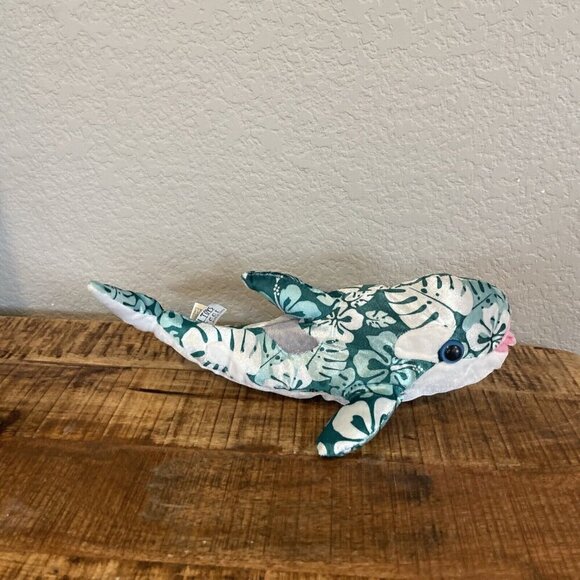 Ideal Toys Direct Dolphin Plush Green Marine Sea Stuffed Animal Soft Toy 12” - Picture 4 of 8